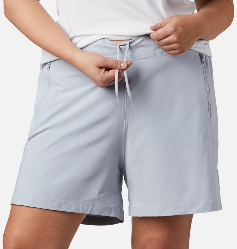 Women's Columbia PFG Tidal II Shorts Light Grey | Plus Size CA-S4C53